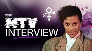 Prince's Very First TV Interview With MTV in 1985.