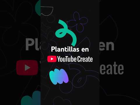 ✨NUEVO✨ Plantillas en YouTube Create
