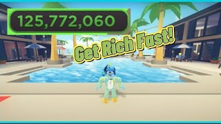 Best Way to get money in Tropical Resort Tycoon! || Roblox screenshot 3