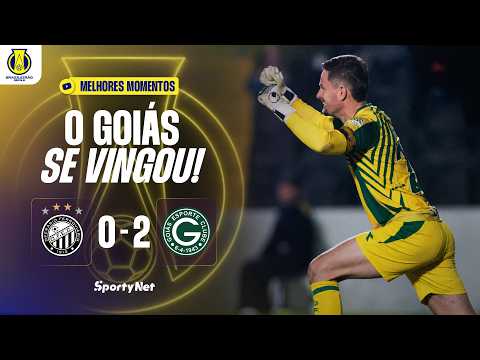Operário-PR 0 - 2 Goiás