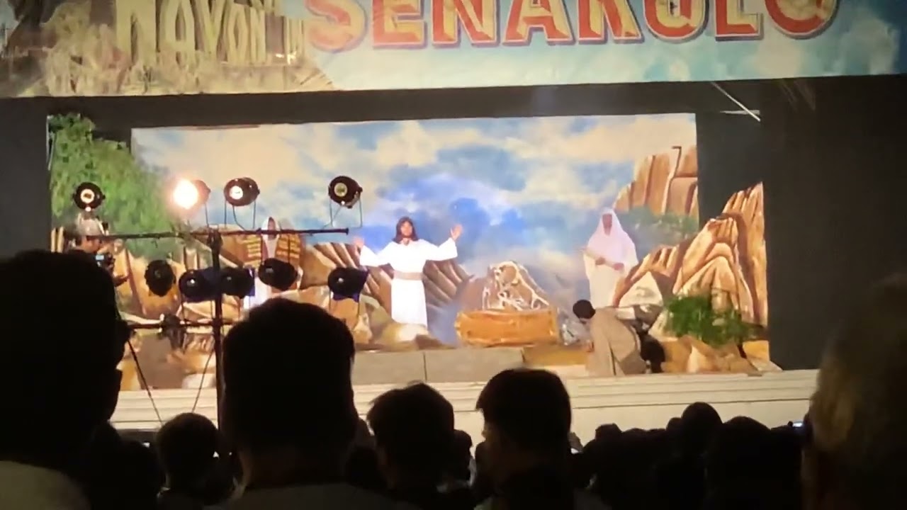 Cainta, Rizal, KSNI Senakulo 2023, Transfiguration scene of Jesus