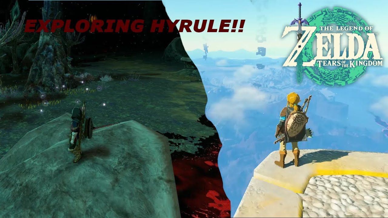 EXPLORING THE LAND AND DEPTHS OF HYRULE!! Zelda Tears Of The Kingdom 