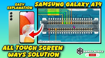 Samsung A14/SM-A145 Touch Not Working problem Solutions.Samsung A14/SM-A145 Touchscreen Ways Jumper✅