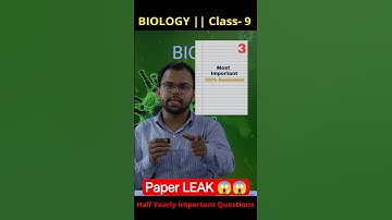 3 MUST-KNOW Question Types for Class 9 Half-Yearly! 🔥| Cell & Tissues #class9biology #shorts #foryou