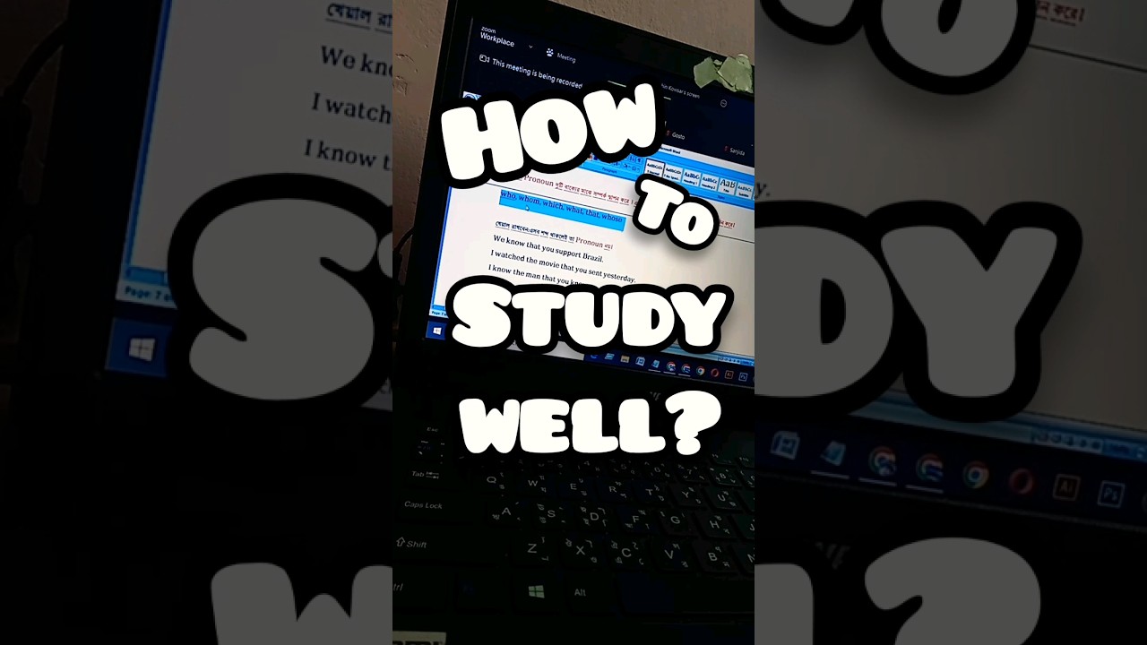 How to study well ❤️‍🩹 