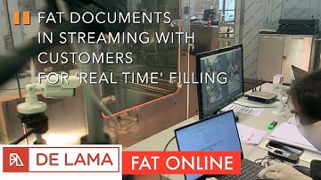 new De Lama ONLINE FAT - Factory Acceptance Test