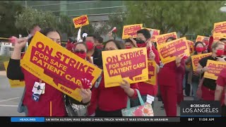 Kaiser Permanente nurses go on 24-hour strike amidst ongoing labor contract negotiations