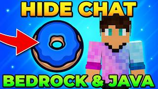 How to Hide Chat in Donut SMP (Java &amp; Bedrock)