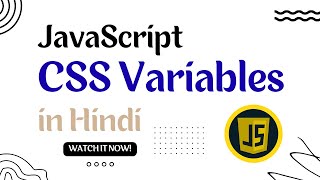 JavaScript With CSS Variables for Beginners in Hindi AppliedK