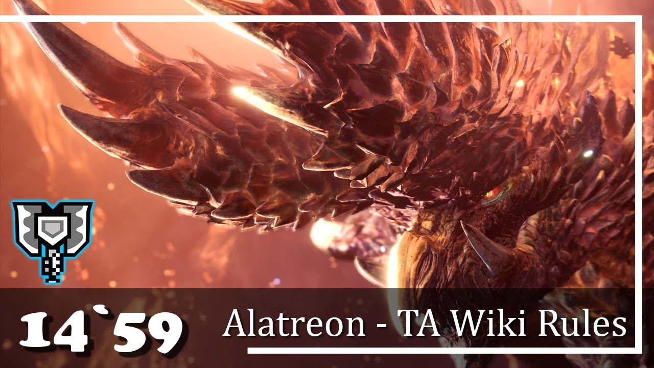 MHWIceborne - Alatreon TA Wiki Rules 14'59 CB Solo (Build na descrição)