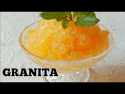 Video: Hoe Maak Je Oranje Granita