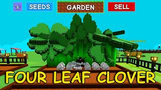 I Tested Four Leaf Clover on Egg Hatching | Grow a Garden Roblox