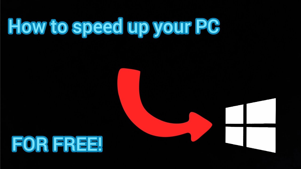 How to speed up your PC for FREE!! - YouTube