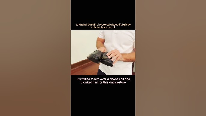 Image Rahul Gandhi image beautiful image beautiful image beautiful image beautiful - Rahul Gandhi Ji received a beautiful gift by Cobbler Ramchait Ji ...