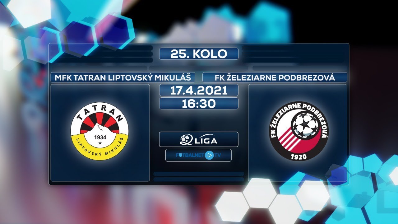 2 Liga 2020 2021 25 Kolo Mfk Tatran Liptovsky Mikulas Fk Zeleziarne Podbrezova Youtube