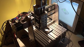 CNC Shield Protoneer on RPi 2 with LCF-1 CNC Kit