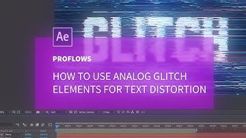 How to Use Analog Glitch Elements for Text Distortion