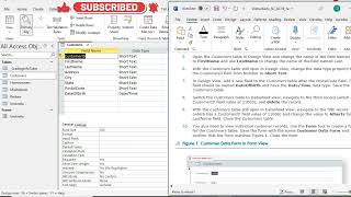 MS Access Module 01 Project | Shelly Cashman Access 2019 | Module 1: SAM Project 1a | SC_AC19_1a