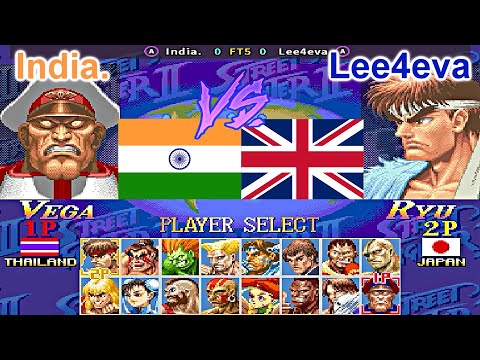 Super Street Fighter II X: Grand Master Challenge - India. vs Lee4eva FT5