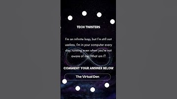 Can You Solve This Technical Riddle? 🤔 | Tech Trivia Challenge | #TheVirtualDen | #programmers