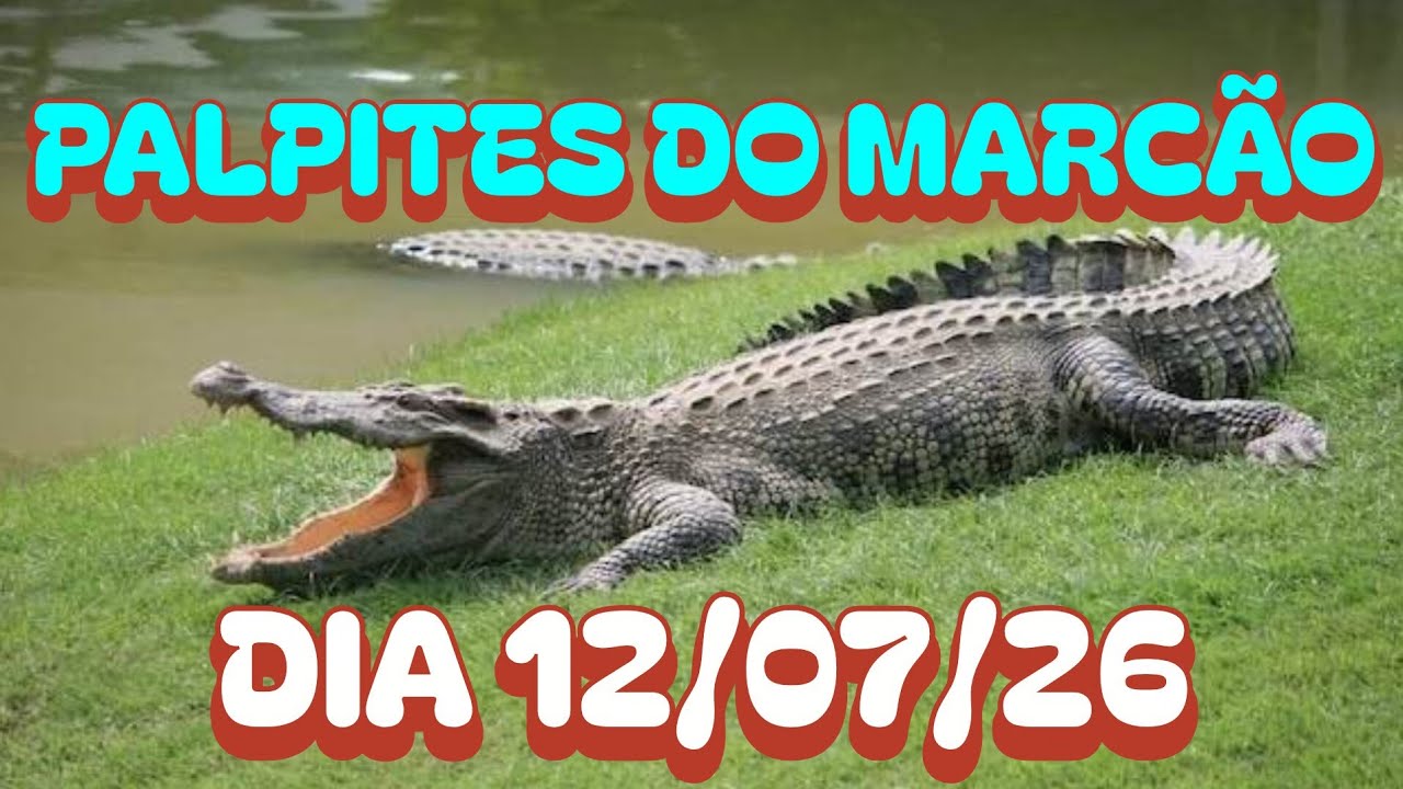 PALPITES DO MARCÃO DIA 12/07/26 (DIA TODO)@canaldomarcao1969 
