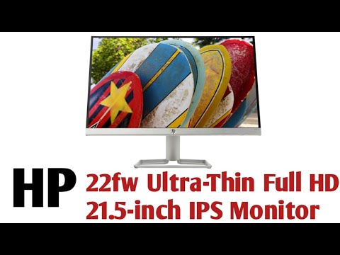 HP 22fw Ultra-Thin Full HD 21.5-inch IPS Monitor