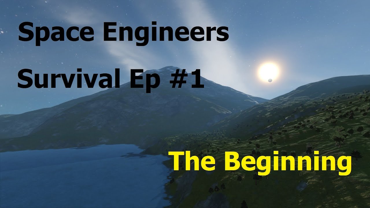 Space Engineers Survival Ep #1 The Beginning - YouTube