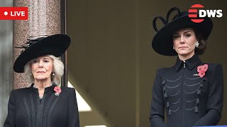 LIVE: Princess of Wales Leads Two-Minute Silence on Armistice Day | Honoring Those Who Served | AQ1E
