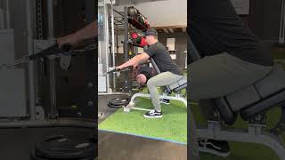 CHEST SUPPORTED UPPER BACK CABLE ROW