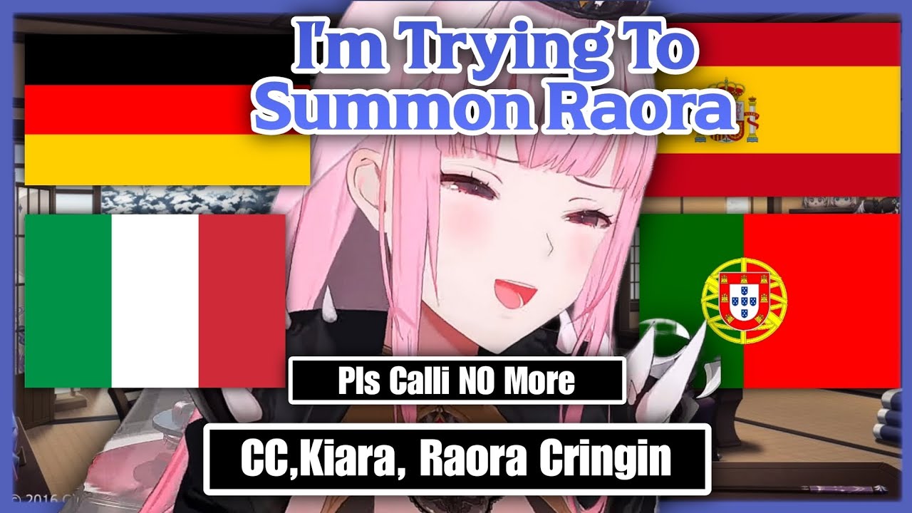 𝗖𝗮𝗹𝗹𝗶 𝗧𝗿𝗶𝗲𝘀 𝗧𝗼 𝗦𝗽𝗲𝗮𝗸 𝗖𝗖,𝗞𝗶𝗮𝗿𝗮 𝗔𝗻𝗱 𝗥𝗮𝗼𝗿𝗮'𝘀 𝗟𝗮𝗻𝗴𝘂𝗮𝗴𝗲... 𝗔𝗹𝘀𝗼 𝗖𝗮𝗹𝗹𝗶: