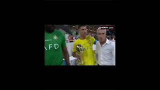 الاسطورة رونالدو يرفع كأس دوري ابطال العرب رونالدو | ronaldo