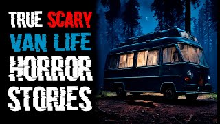 TRUE Van Life horror stories with white noise sound effects