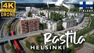 RASTILA VUOSAARI 🚁 DRONE 4K FLIGHT - See the Wonderful Landscapes of Eastern Helsinki 🇫🇮Finland