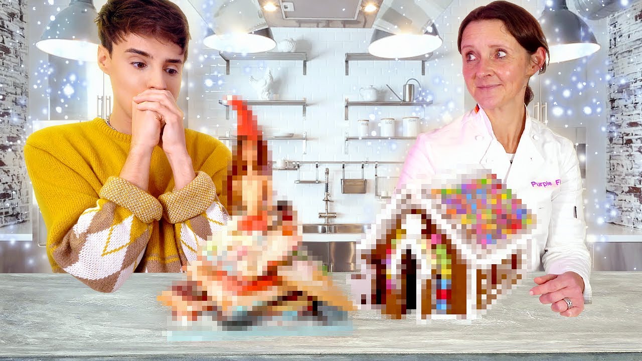 I made a Gingerbread House vs. a PASTRY CHEF... | Raphael Gomes