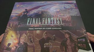 Ffxv Camp Comrades Scene Box Unboxing - Stunning 6 Card Promo Art