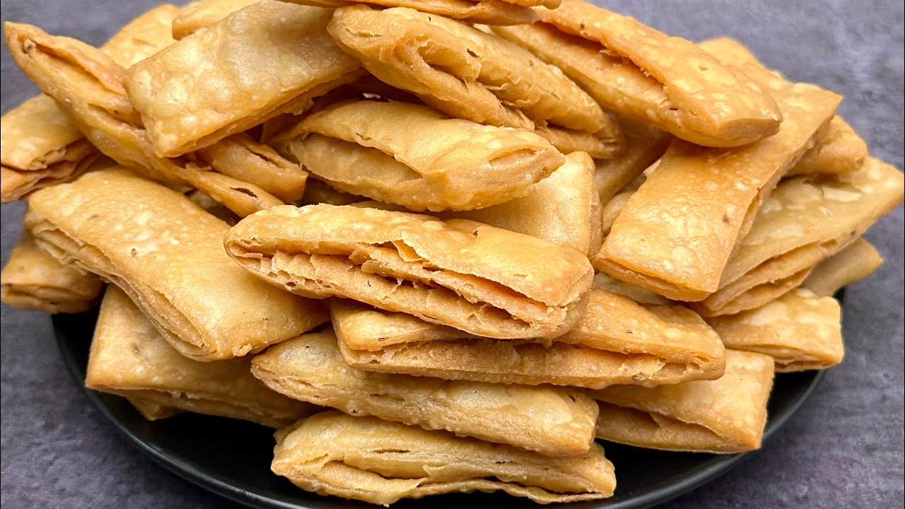 बिना मैदा के कुरकुरा और स्वादिष्ट स्नैक्स Snacks Recipes #snacks #trending #viral 