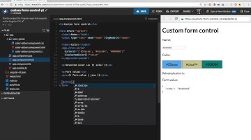 How to build a custom form control in Angular 5+