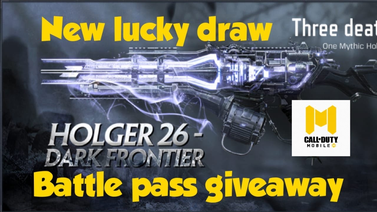 |New Lucky Draw| NEW MYTHIC HOLGER 26 LUCKY DRAW COD MOBILE BATTEL PASS GIVEAWAY