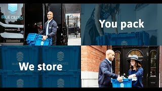 Thumbnail Blue Crates on demand storage: 1st month free special