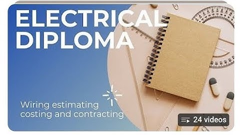 Chapter 2 Diploma electrical  sem 3 subject wwec wiring estimating costing and contracting#gtu#yt 