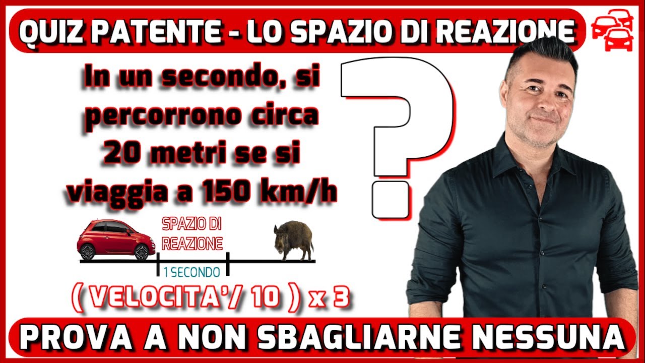 QUIZ ESAME DI TEORIA: LO SPAZIO DI REAZIONE - E non puoi usare la calcolatrice!!