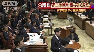 2016年度、第3次補正予算案がまもなく成立へ(17/01/31)