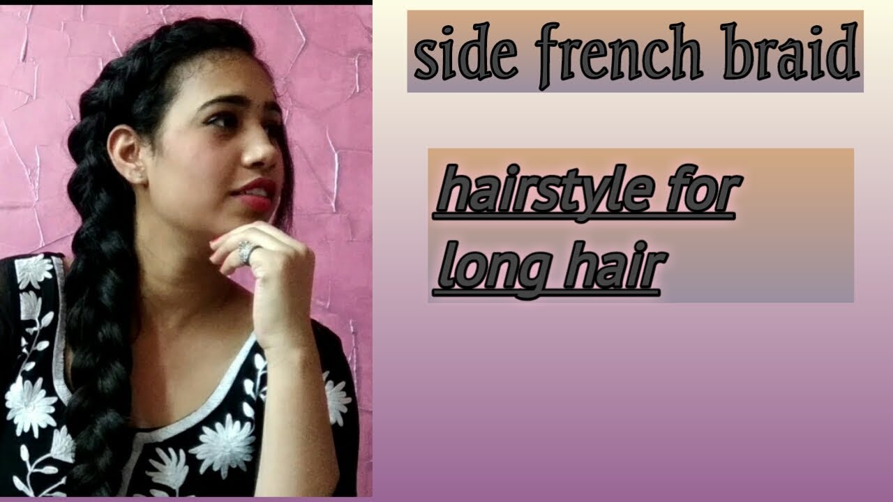 Side french hairstyle - YouTube