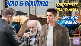 Bold and Beautiful 2-Week Spoilers Apr 15-26: Finn Joins Deacon’s Search & New Sugar Clues #bold