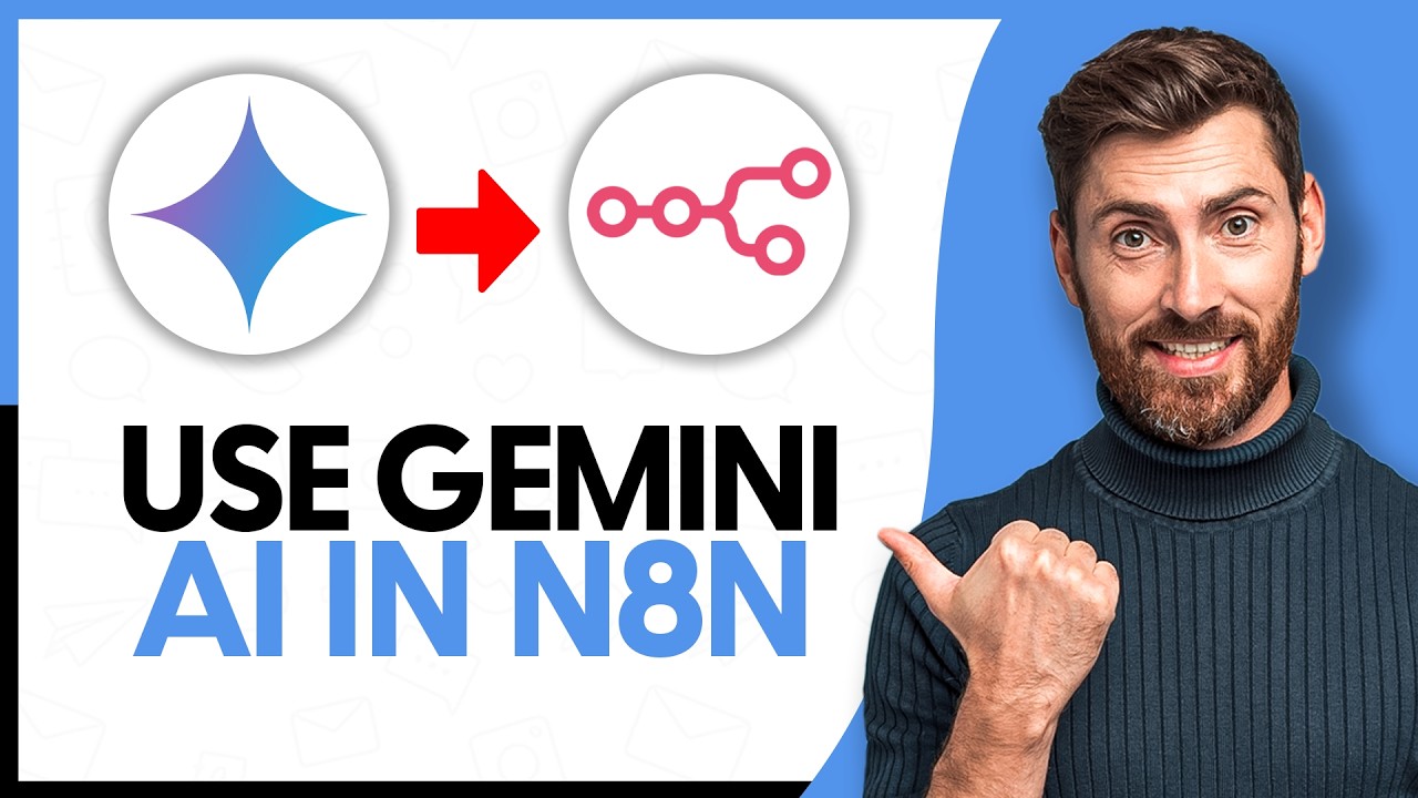 How to Use Gemini AI in n8n - Step By Step - YouTube