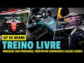 VERSTAPPEN SURPREENDE, LECLERC LIDERA E MERCEDES COM PROBLEMAS | TREINO LIVRE | GP DE MIAM