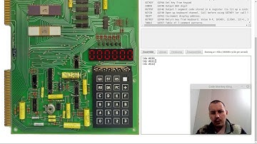 Programming 7 segment LEDs on my KIM-1 emulator