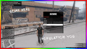 Ozark GTAV Mod menu showcase