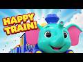 Chug Along Happy Train 🚂 | Fun Train Song for Kids | Preschool Learning Rhyme