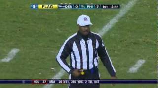 Brandon Stokley Ejected For slapping Ref Broncos vs Eagles